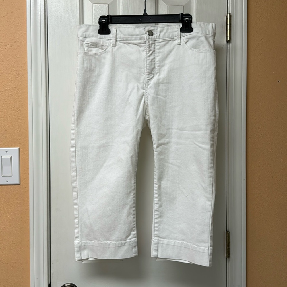 NYDJ white capris